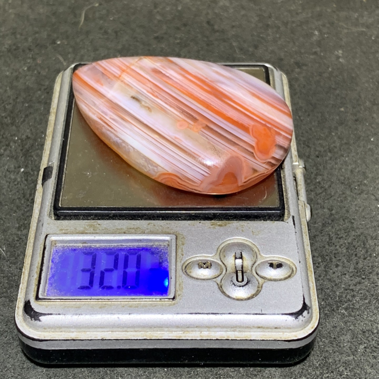 精美川料南红玛瑙天眼图案吊坠一个，