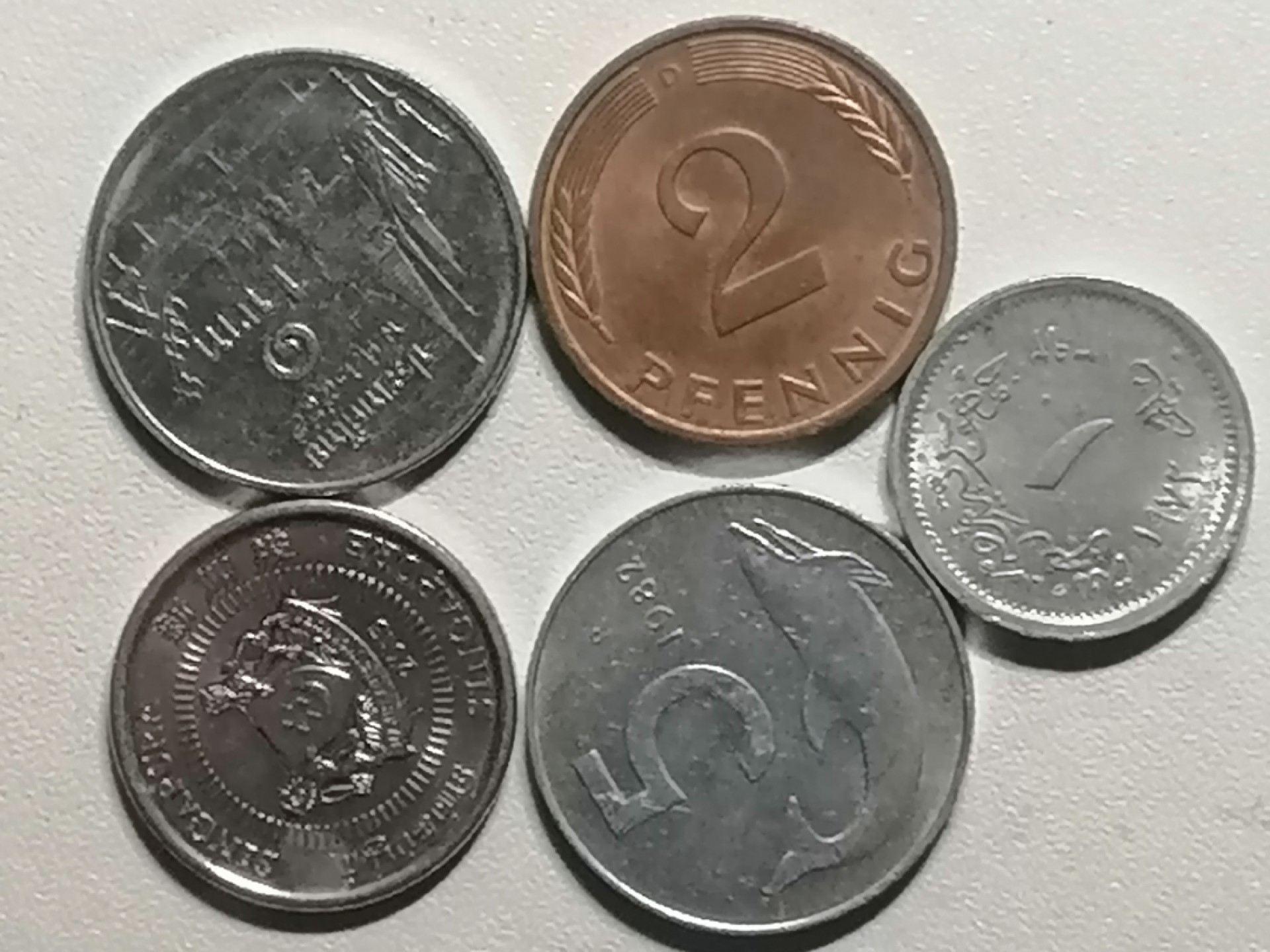 世界钱币专场 外币5枚