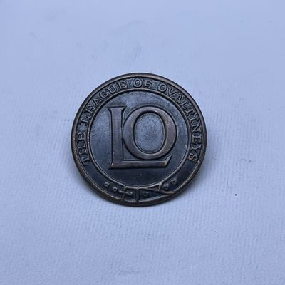 零佣金，「铜匠收藏」散币 第【21】场拍卖，期待您的参与 - 一枚保存完好的某组织胸章 铜质 24.2mm