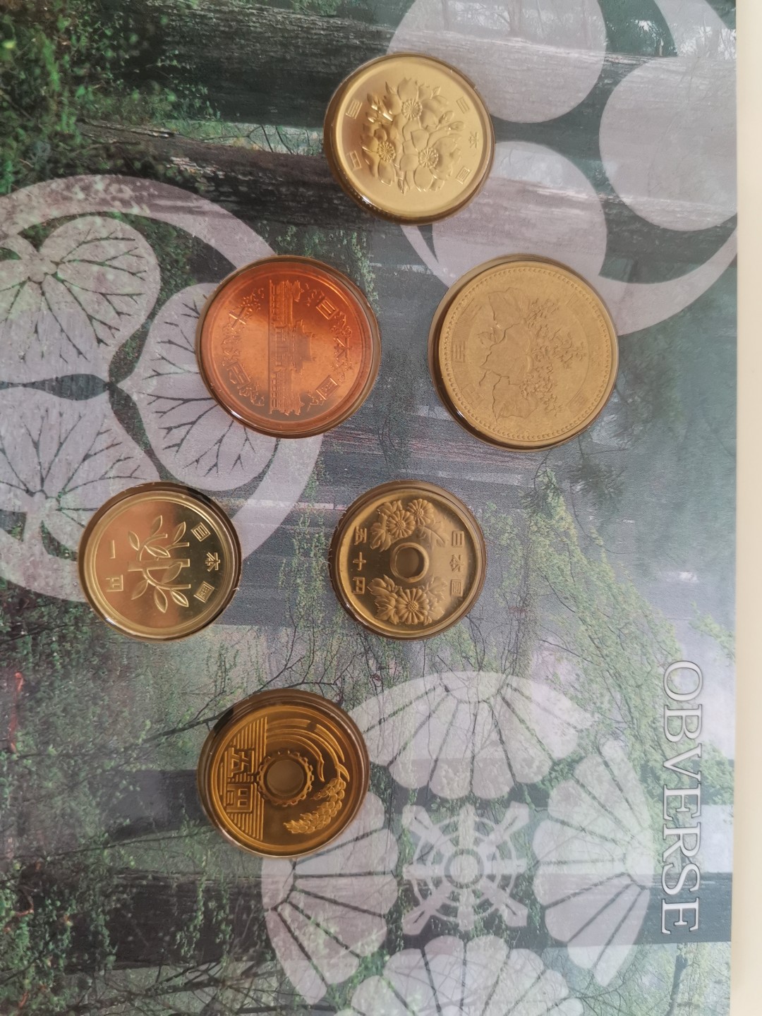 小岛钱币 第一拍  日本纪念币专场 满百包邮 世界文化遗产日光社寺1—500円6枚