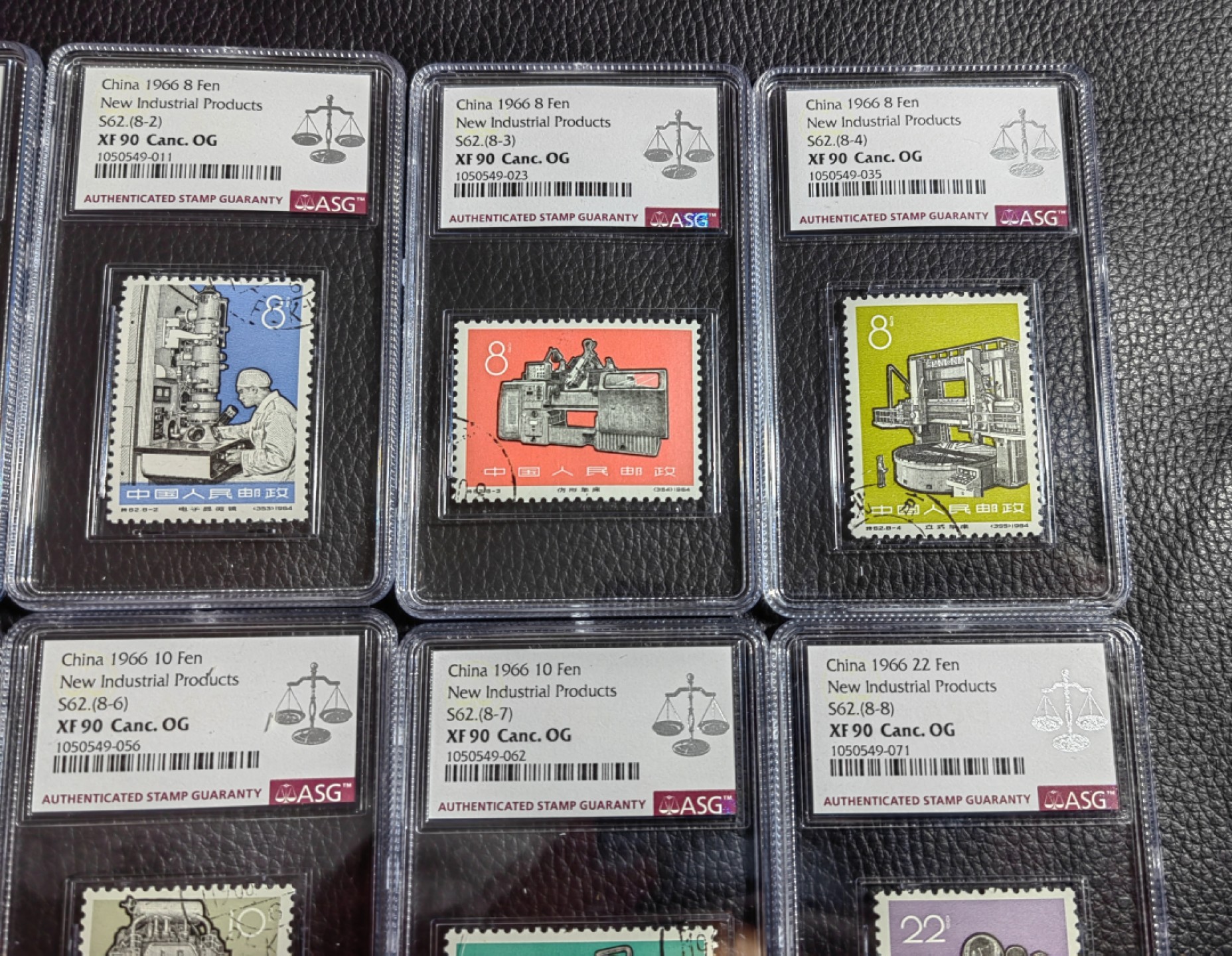 洪涛臻品批发群  精选邮票限时拍卖第一百二十一期 特62机器盖销 全   ASG90高分一套 白胶润泽，品相一流，壳子完好无划痕，非常漂亮。 老纪特精品热门票，跟特67石油，特68新安江一样的热门票，新票90高分套非常难得，都是高价票，盖销精品90套不可多得，超高性价比，买到就是赚到。错过不再有