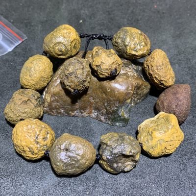 放福利，精美天然罕见戈壁巨无霸眼石原石手串一条， - 放福利，精美天然罕见戈壁巨无霸眼石原石手串一条，