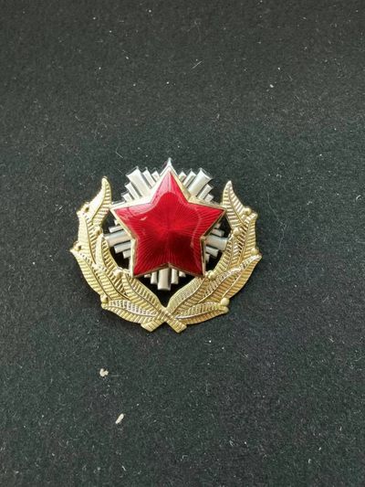 盛世勋华——号角文化勋章专场拍卖第73期  - 南斯拉夫将官用大檐帽帽徽 少见