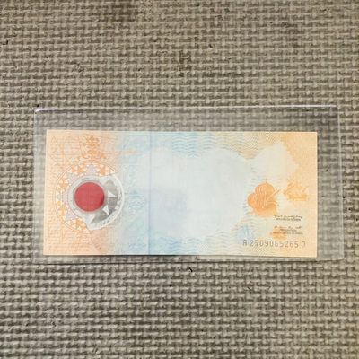 61st 美洲纸钞和塑料钞和复合钞（流通钞和纪念钞，首发冠，靓号，错版） - 巴西2000年10雷亚尔，纪念钞，错版（漏印）VF品相，(A2509065265)，市场价3000+
