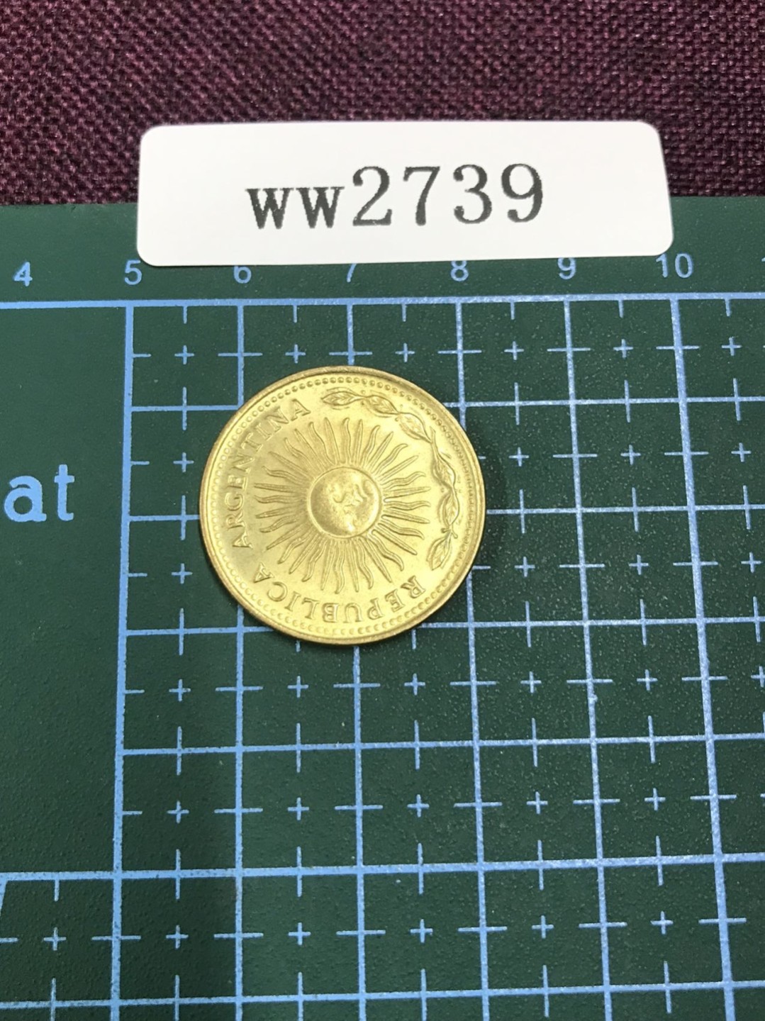 硬币1 阿根廷硬币一枚