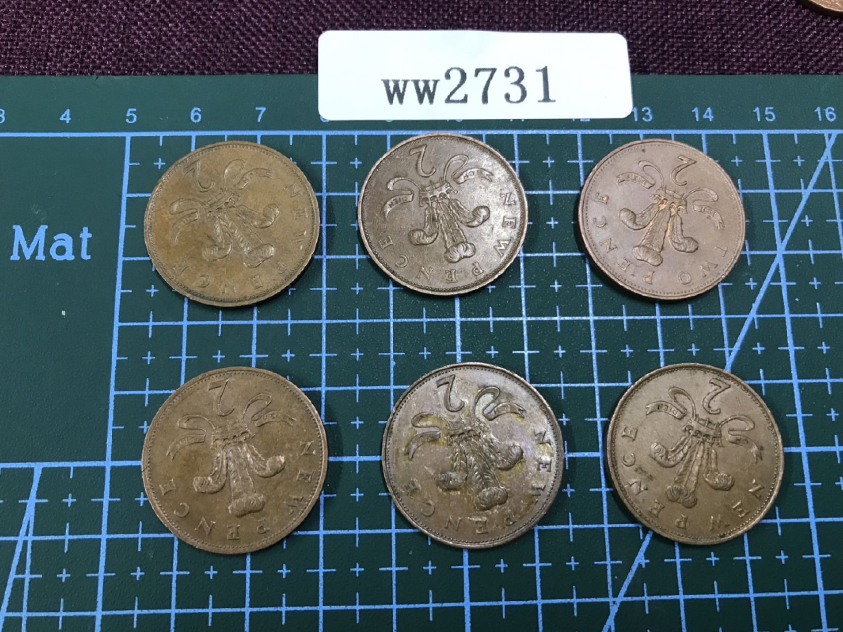 硬币1 英国硬币六枚