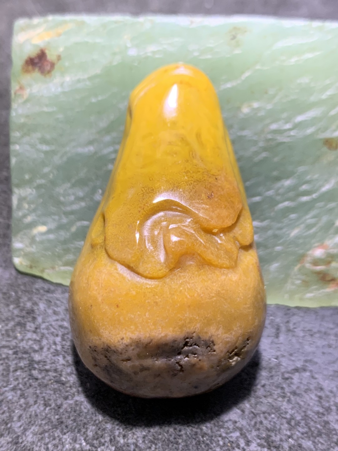 精美原皮天眼战国红玛瑙雕刻钱袋把件一个，