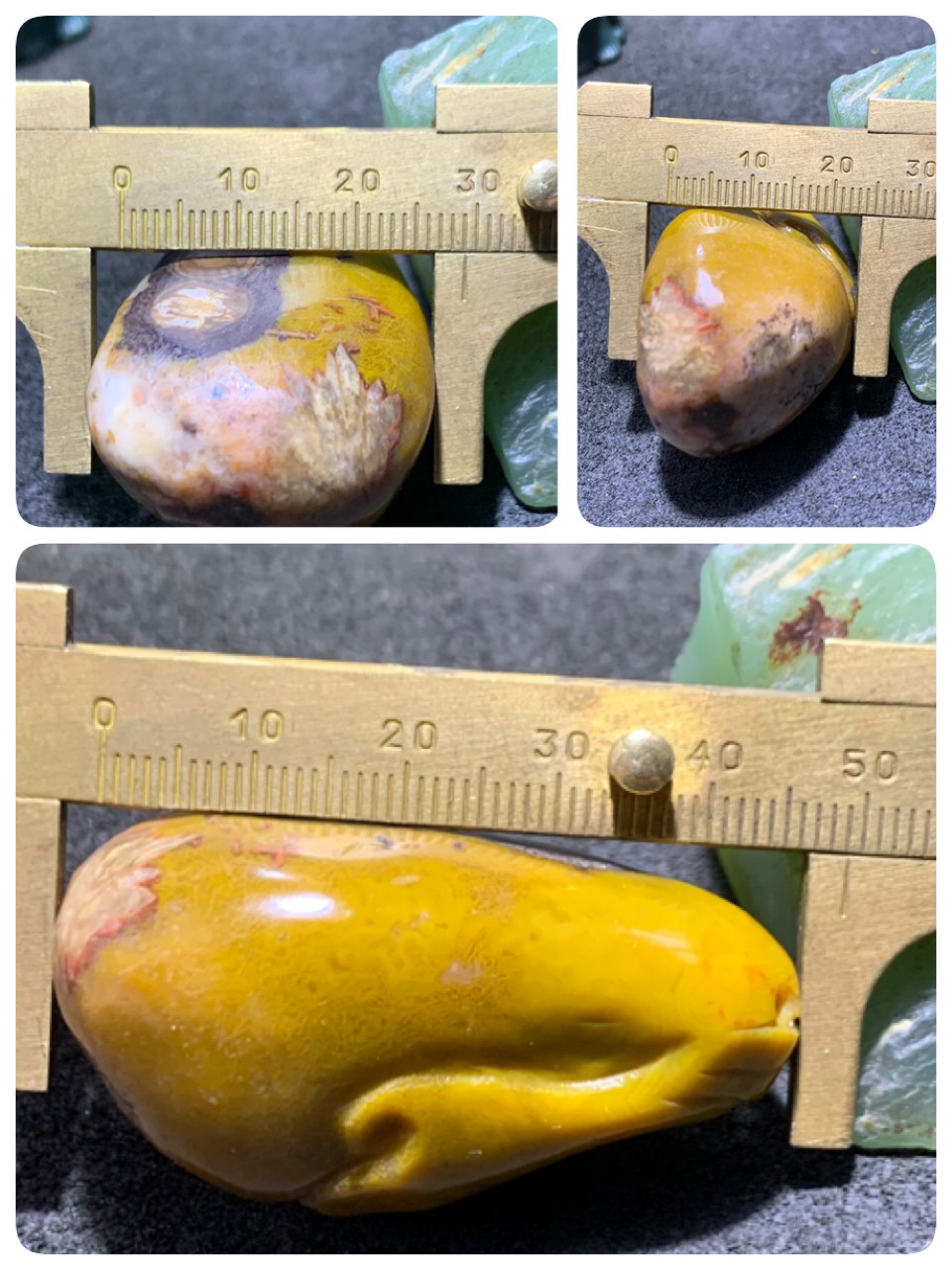 精美原皮天眼战国红玛瑙雕刻钱袋把件一个，