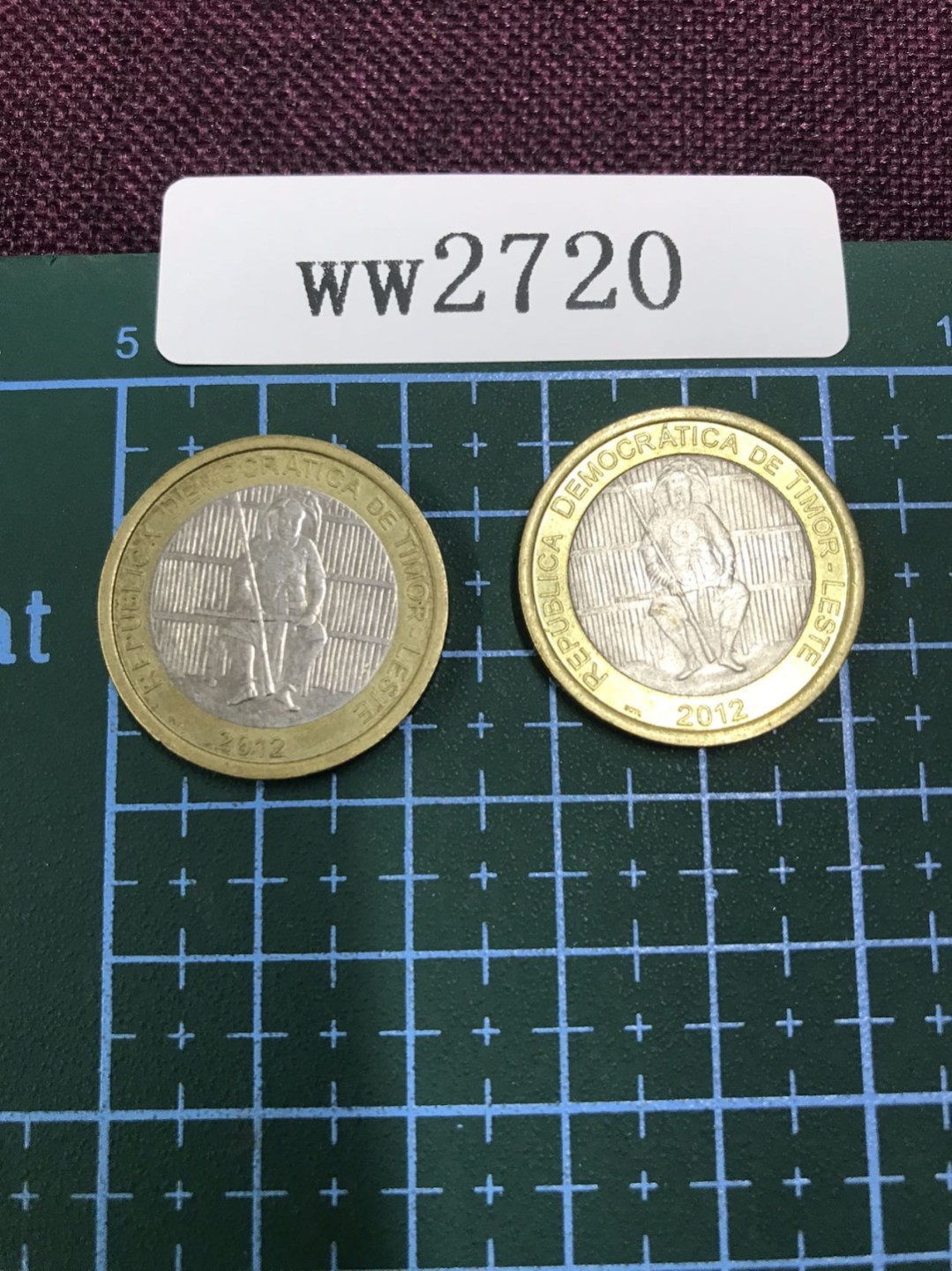 硬币1 东帝汶硬币两枚