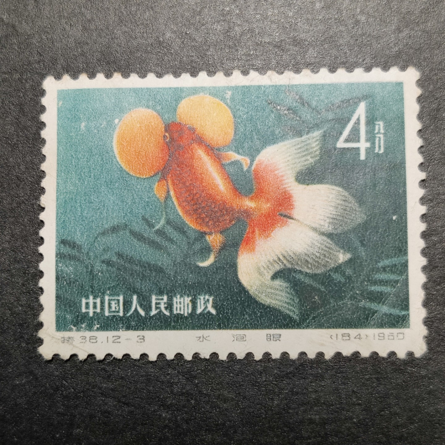 洪涛臻品批发群  精选邮票限时拍卖第一百二十二期 特38金鱼12-3部分原胶新票  无薄无裂上品