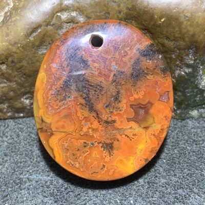 精美战国红玛瑙牌子一个！ - 精美战国红玛瑙牌子一个！