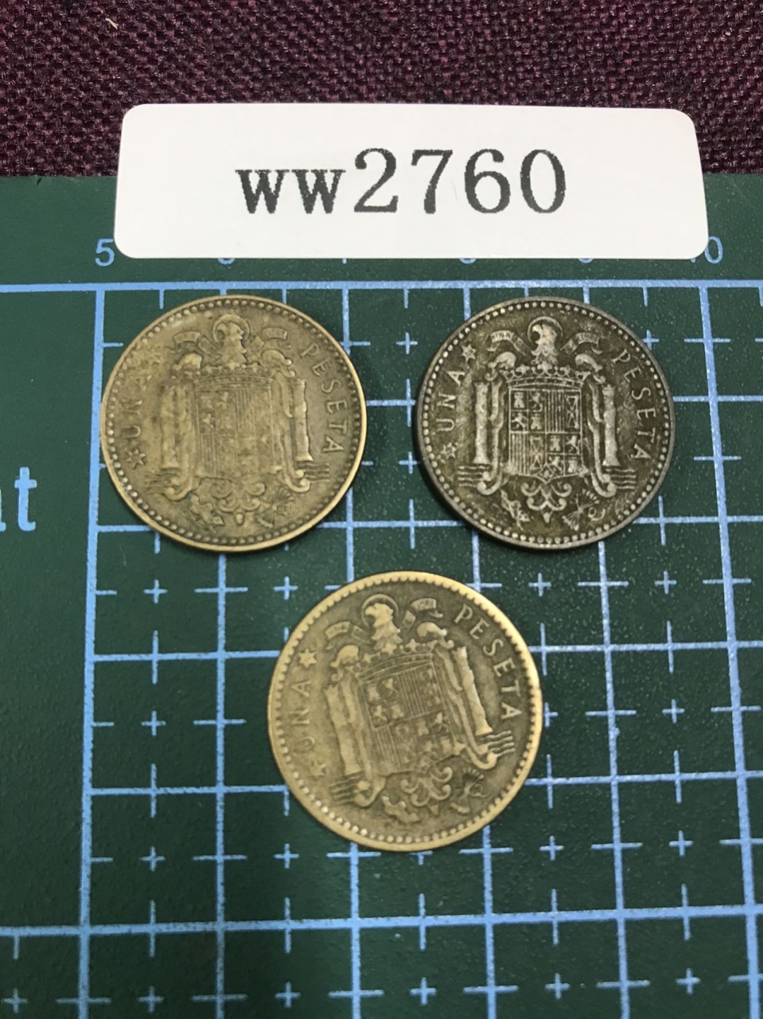 硬币2 西班牙硬币三枚