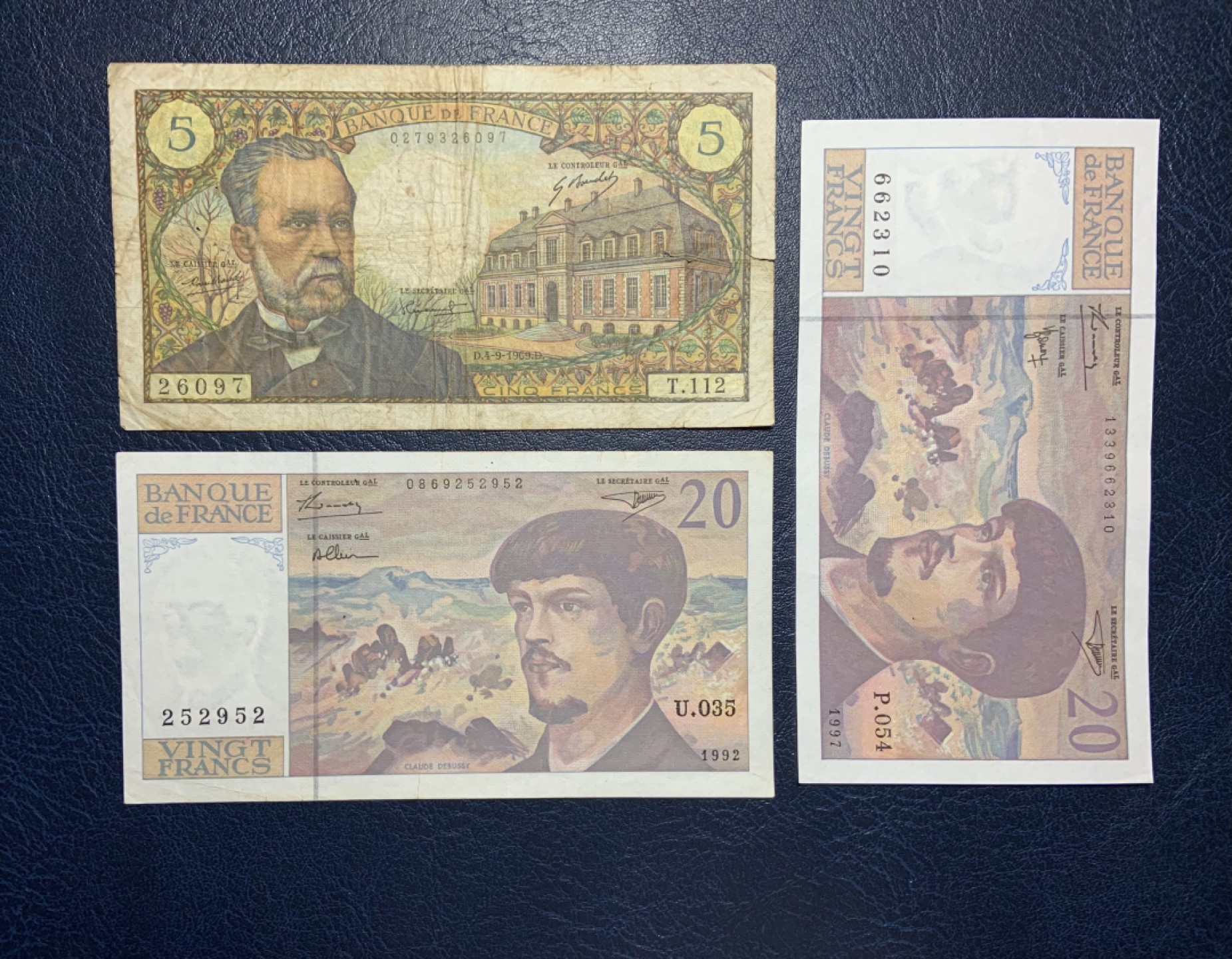 收藏联盟Quantum Auction 第221期拍卖 （已更新） 法国1969-1997年5法郎和20法郎 品相如图