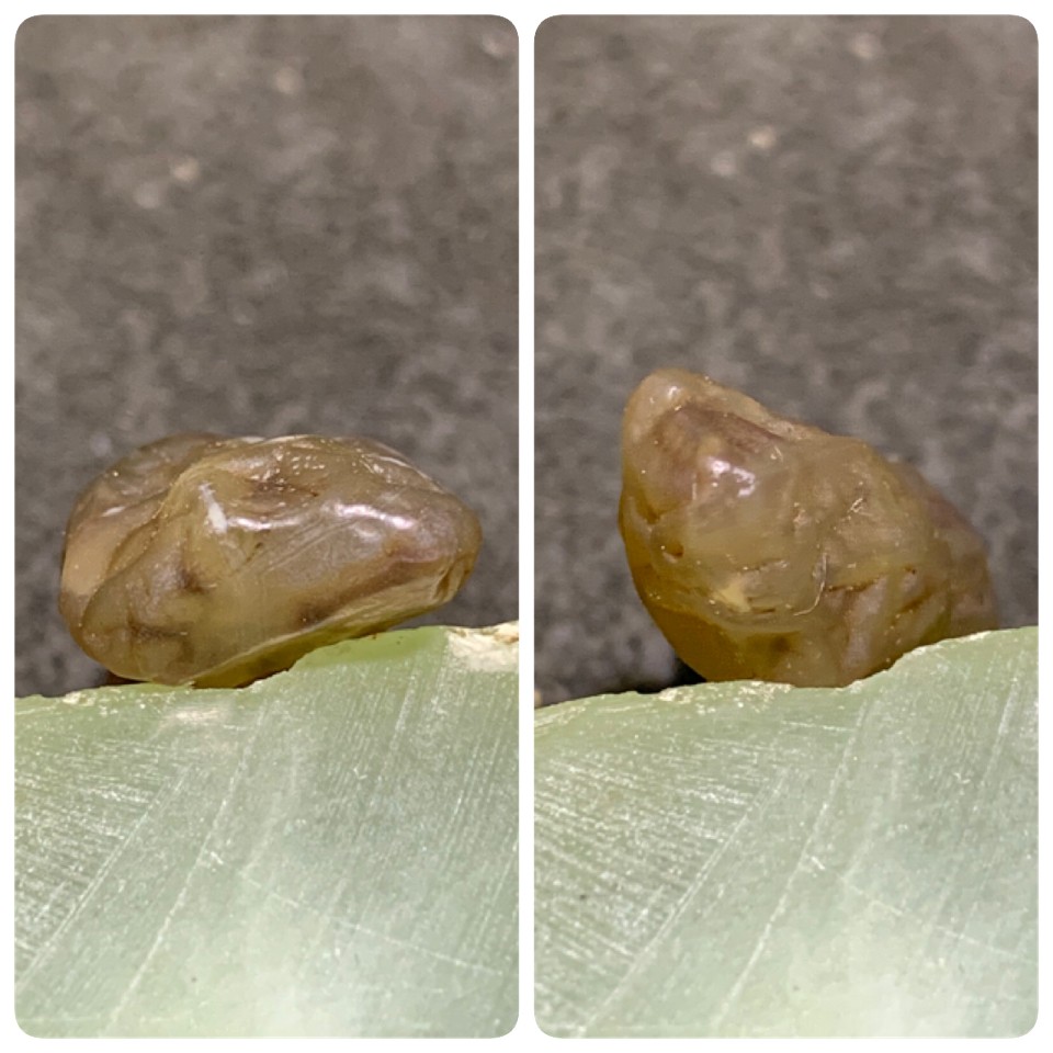精美戈壁高玉化筋脉石原石一颗，