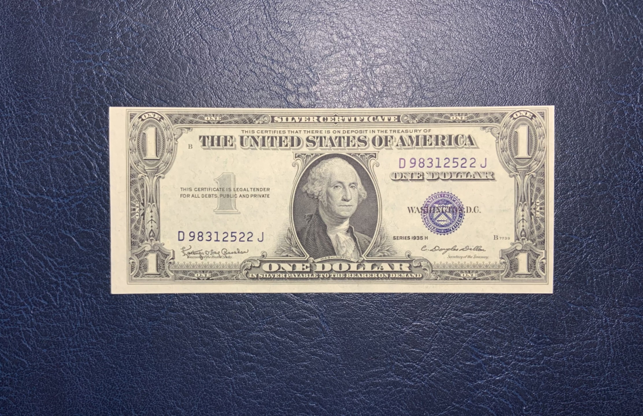 收藏联盟Quantum Auction 第221期拍卖 （已更新） 美国1935年1美元银币券 品相全新UNC 号码无47