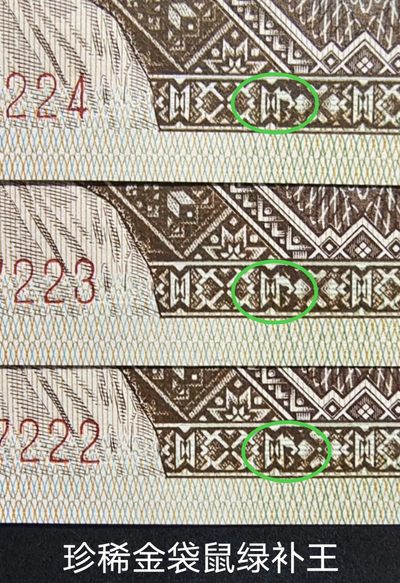 珍稀袋鼠·绿补王十张（带豹子号）