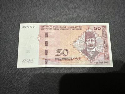 《外钞收藏家》第二百三十三期 - 2019年波黑50马克 全新UNC