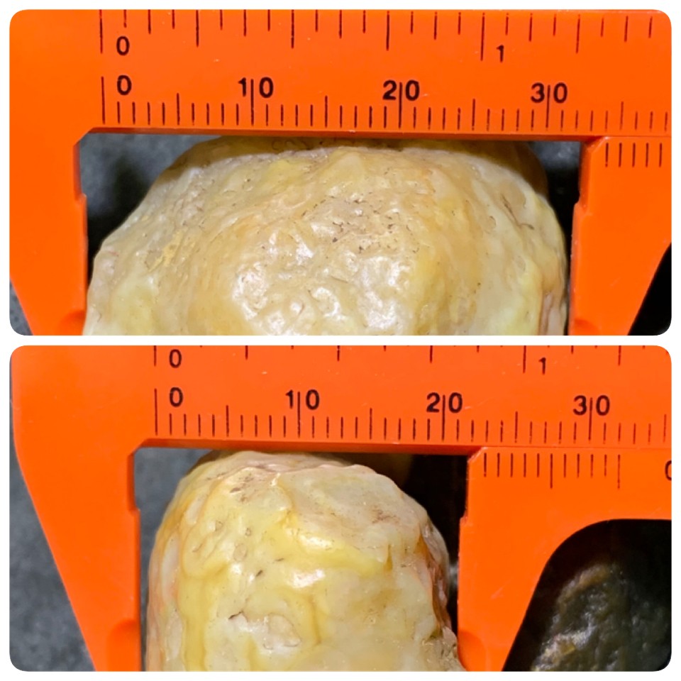 精美戈壁高玉化筋脉石原石一颗，