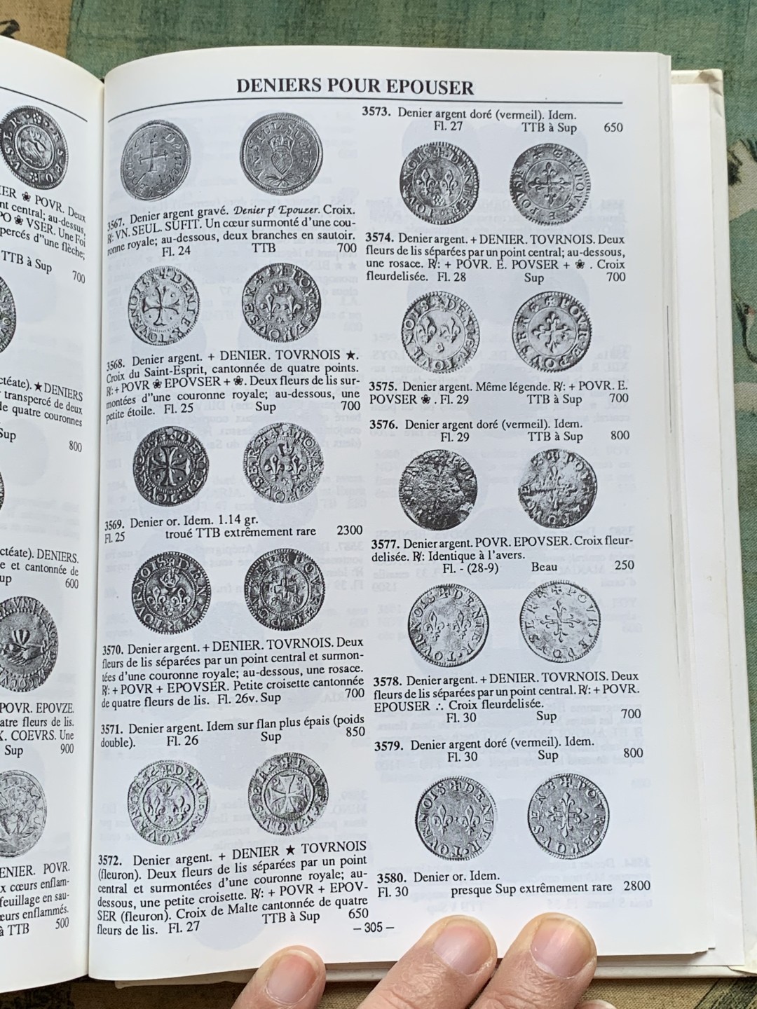 《竞宝斋》第128场-周日，周一 ，2场连拍（全场包邮） 法国 1991年 JETONS 代币目录 所见最新版本 版别详尽 厚达349页 一本在手 八角我有 难得遇见