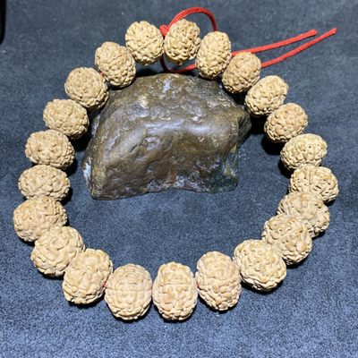 精美7瓣飞碟金刚菩提手串一条， - 精美7瓣飞碟金刚菩提手串一条，