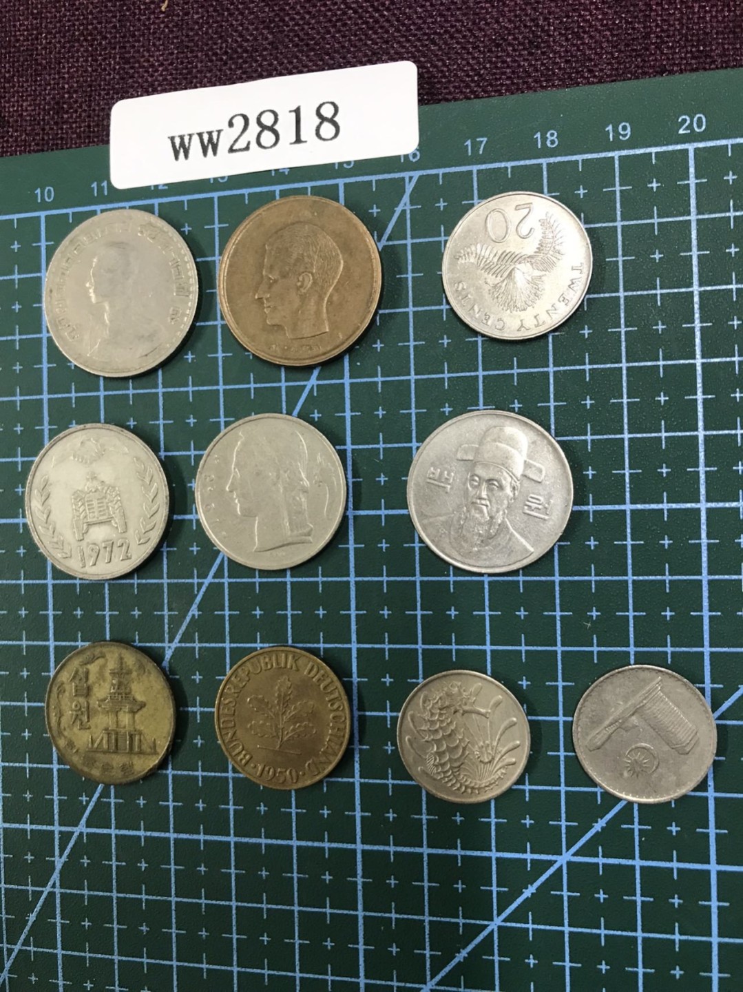 硬币4 外国硬币十枚