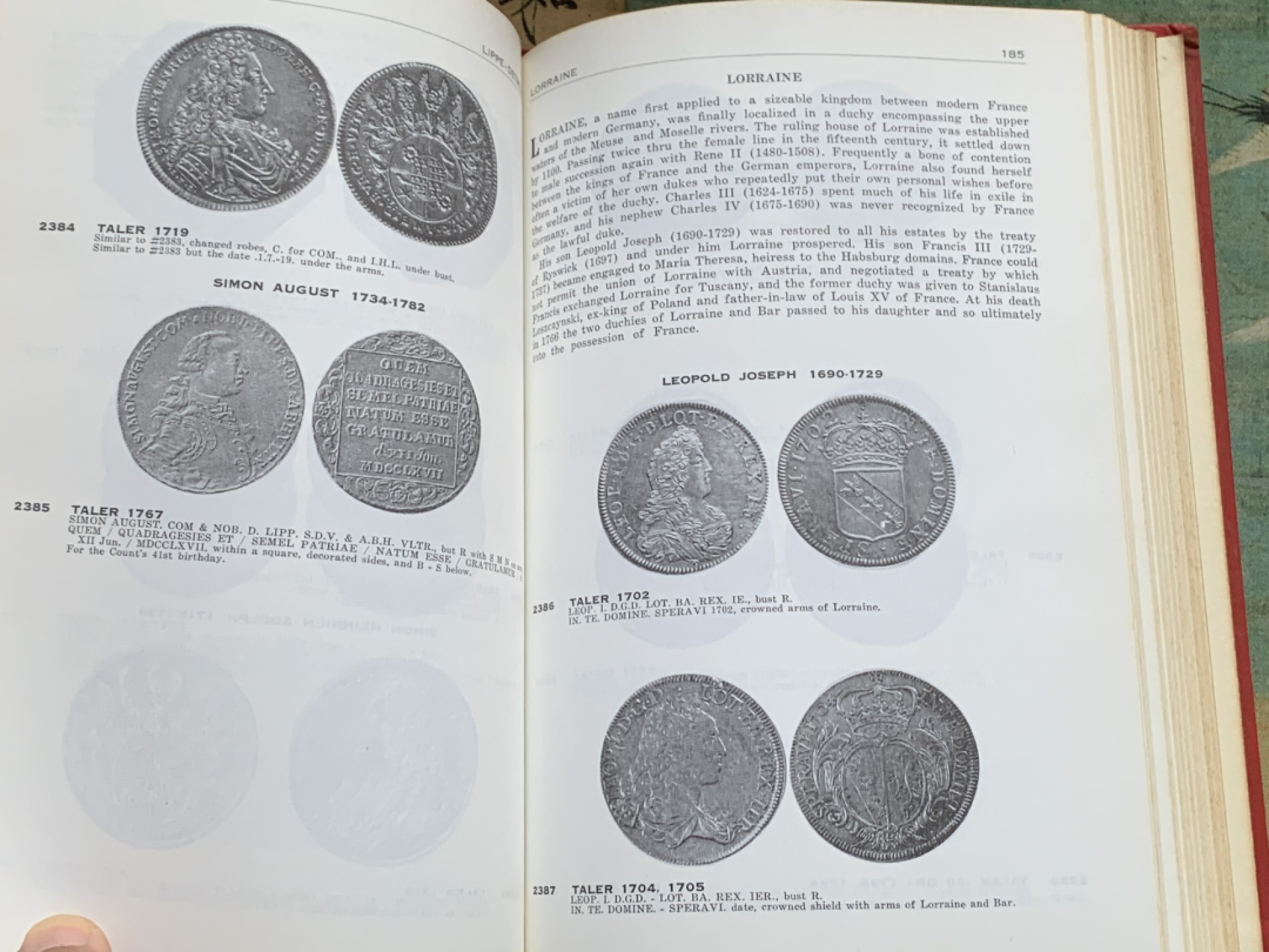 《竞宝斋》第128场-周日，周一 ，2场连拍（全场包邮） 达文波特1700-1800 德国泰勒目录 416页