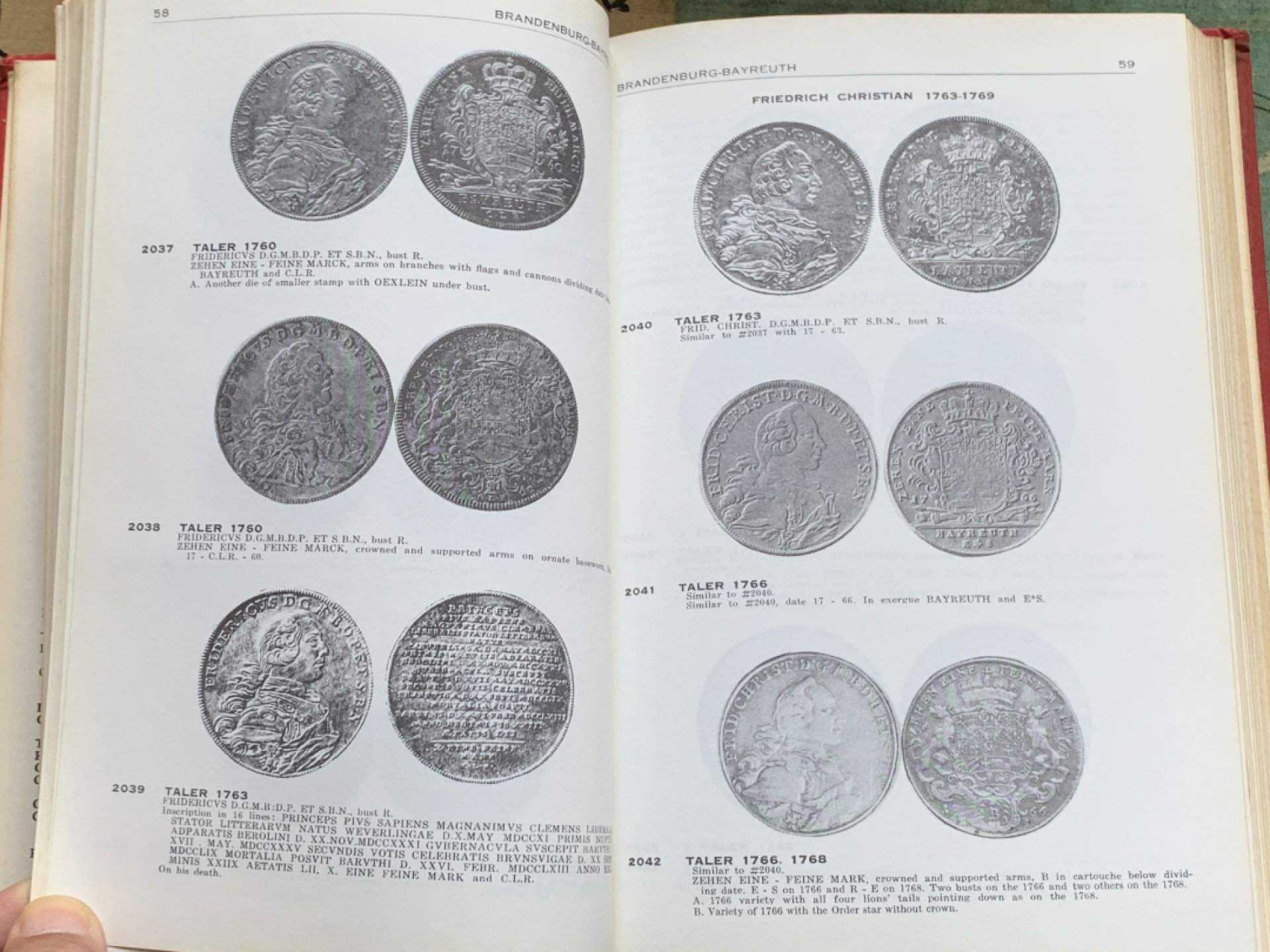 《竞宝斋》第128场-周日，周一 ，2场连拍（全场包邮） 达文波特1700-1800 德国泰勒目录 416页