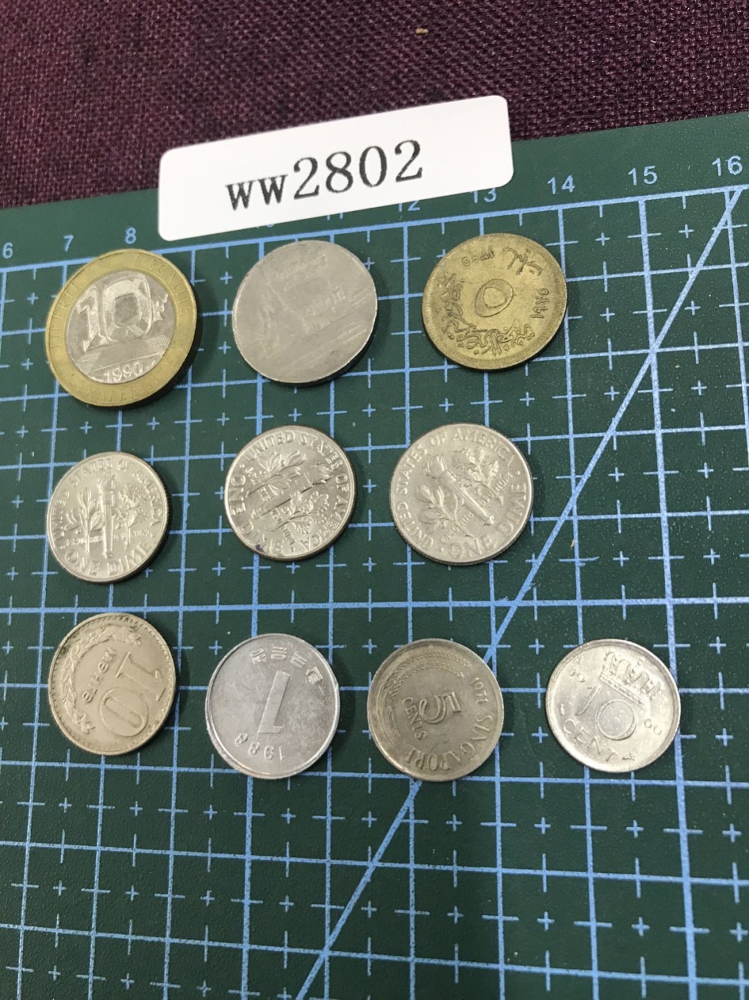硬币4 外国硬币十枚