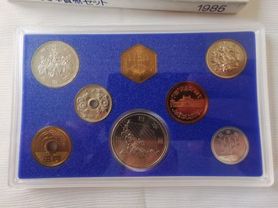 捡漏零元起+1 小岛日本纪念币专场 第二拍  日本昭和 60 年 1985 纪念币 日本套币