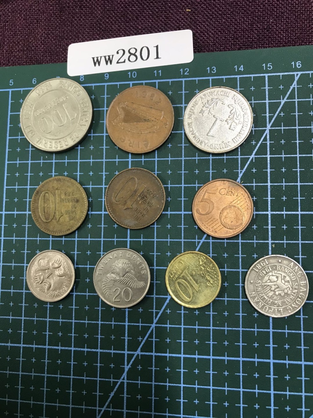 硬币4 外国硬币十枚