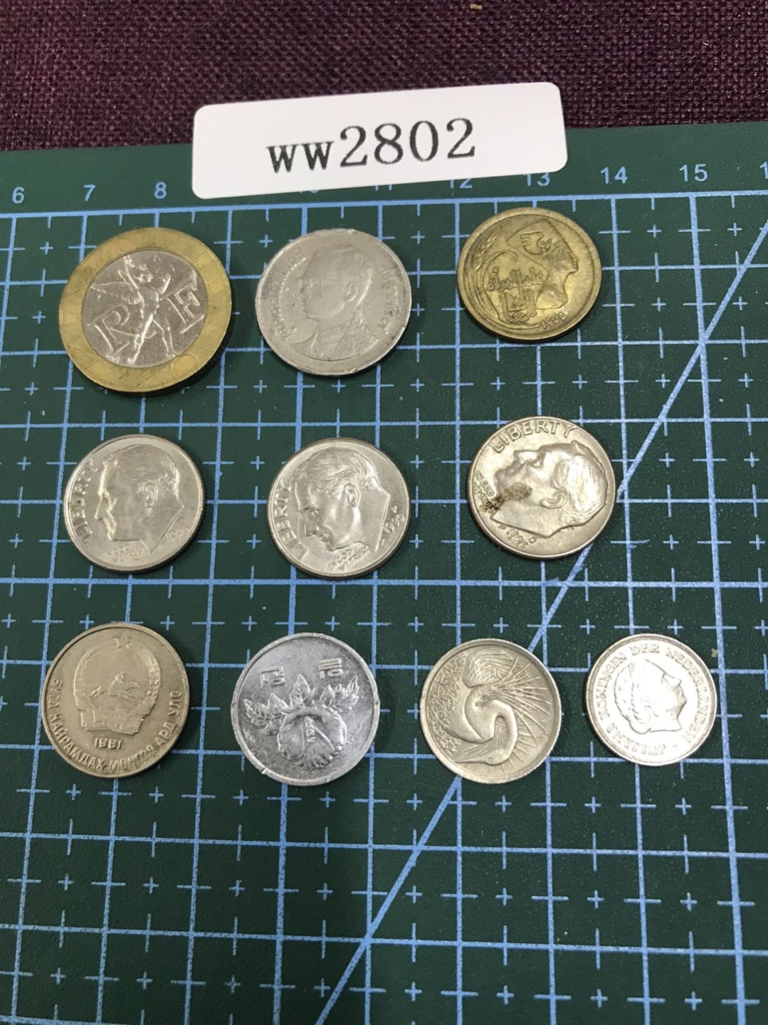 硬币4 外国硬币十枚