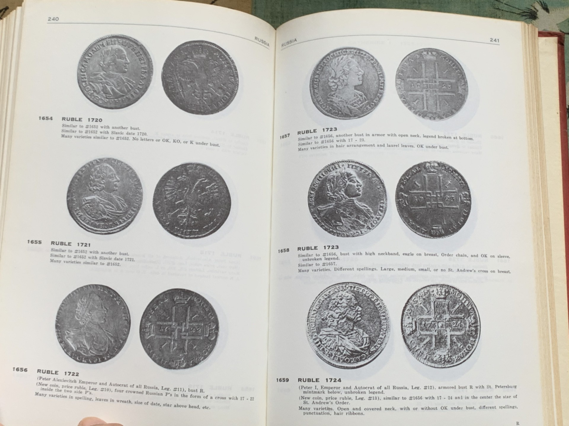 《竞宝斋》第128场-周日，周一 ，2场连拍（全场包邮） 达文波特 1700-1800 欧洲克朗目录 333页