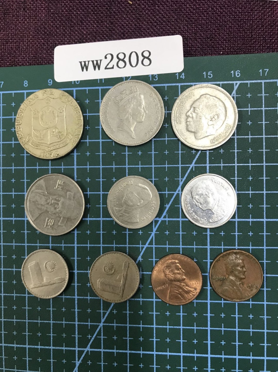硬币4 外国硬币十枚