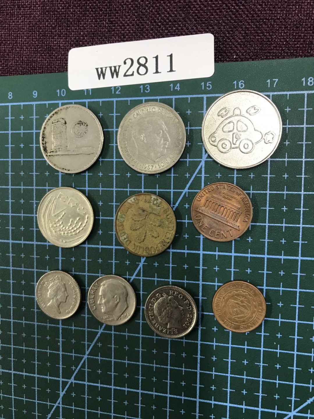 硬币4 外国硬币十枚