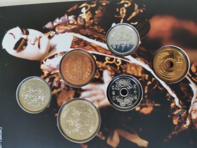 捡漏零元起+1 小岛日本纪念币专场 第二拍  日本世界文化遗产系列纪念币人形净琉璃 日本套币