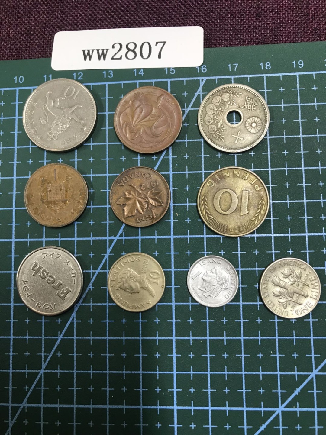 硬币4 外国硬币十枚