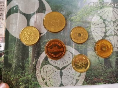 捡漏零元起+1 小岛日本纪念币专场 第二拍  日本世界文化遗产系列纪念币 日光神社 日本套币