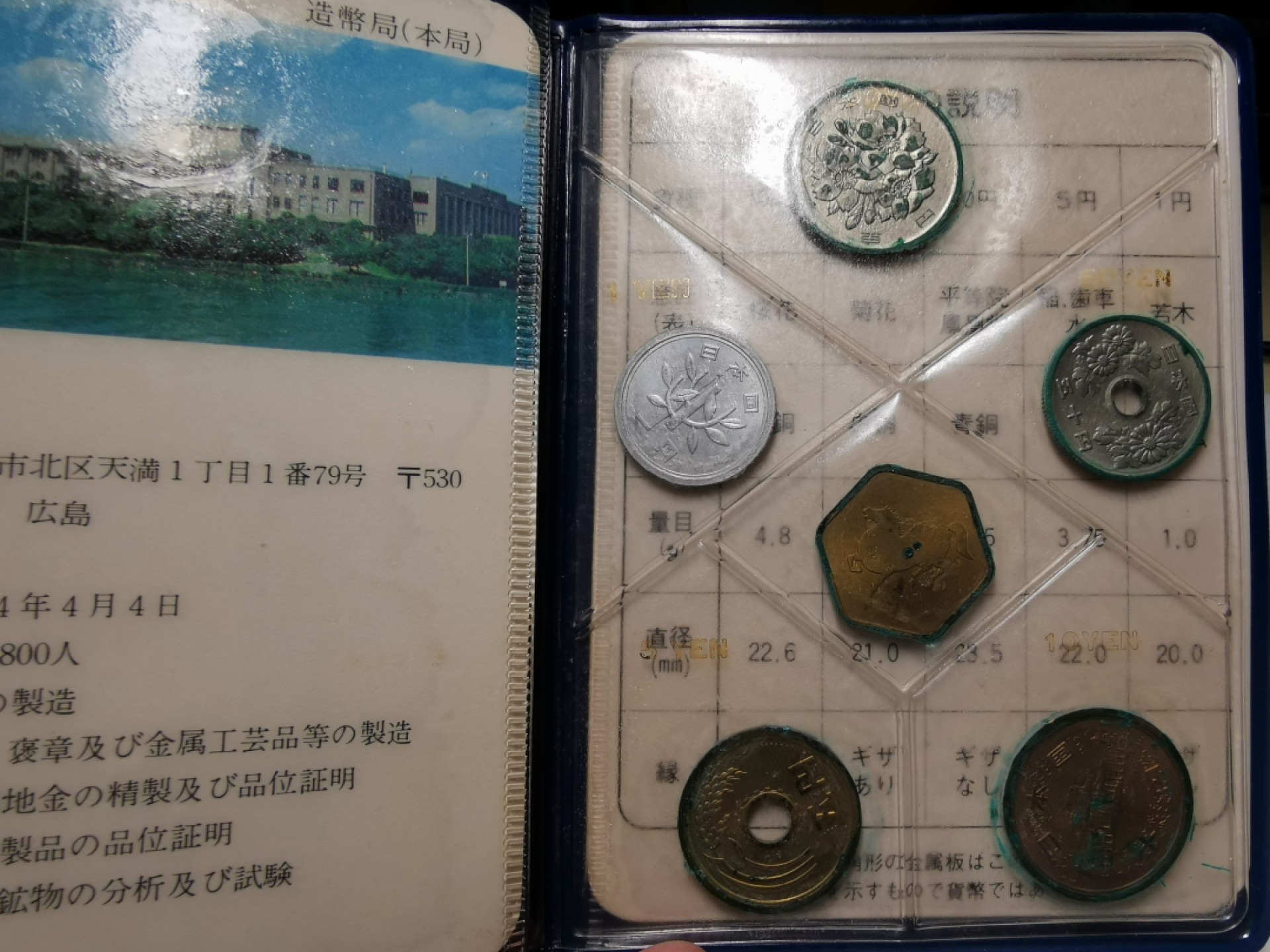 捡漏零元起+1 小岛日本纪念币专场 第二拍  日本纪念币 1978 年1-100円带马年纪念章6枚日本套币