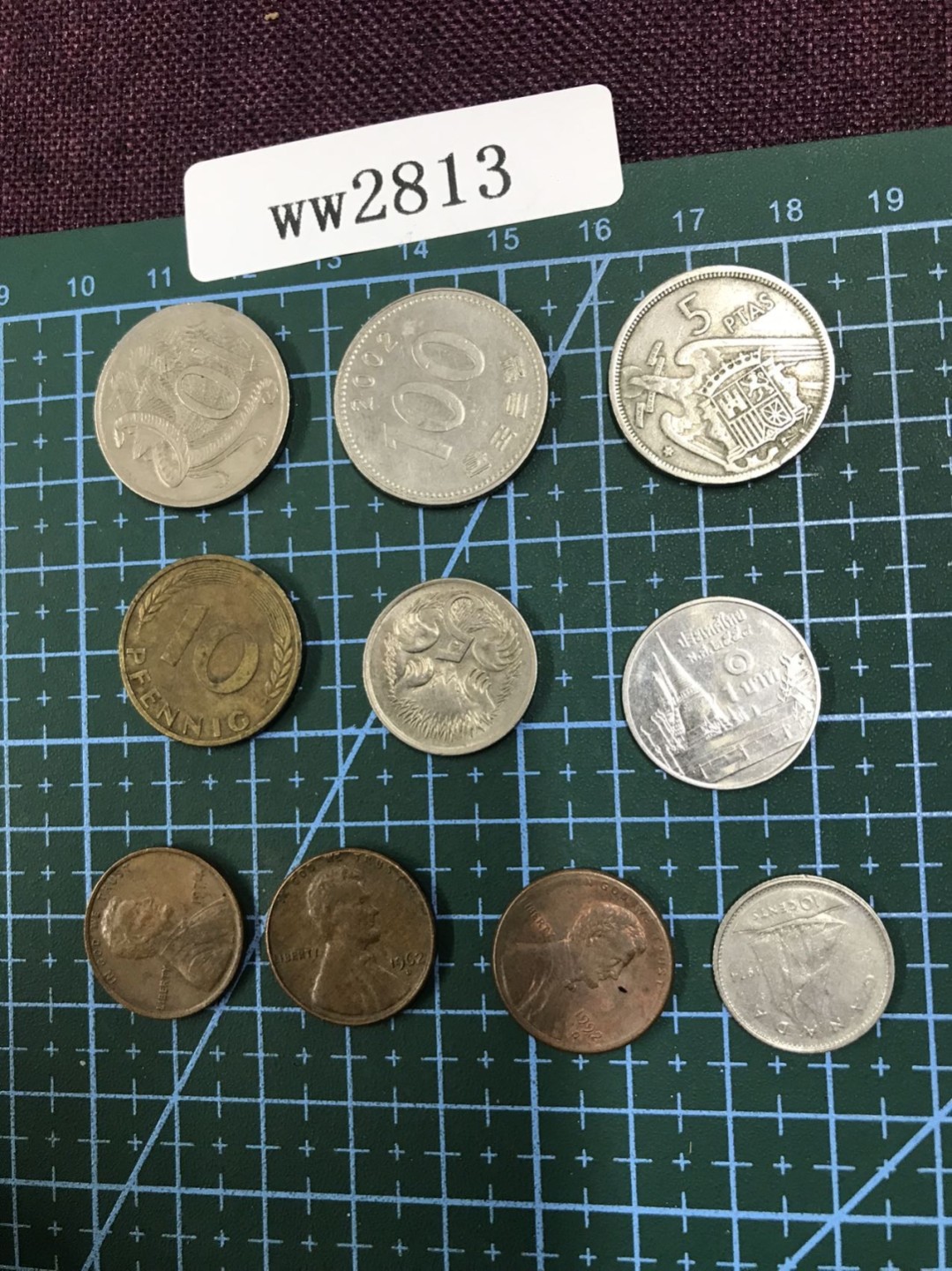 硬币4 外国硬币十枚