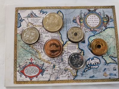 捡漏零元起+1 小岛日本纪念币专场 第二拍  日本世界文化遗产系列纪念币 ---石见银山。日本套币