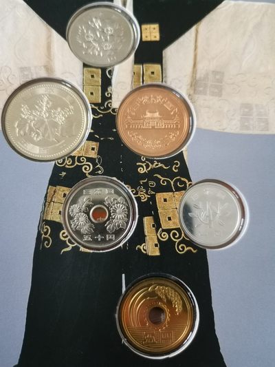 捡漏零元起+1 小岛日本纪念币专场 第二拍  日本世界文化遗产系列纪念币 歌舞伎 日本套币