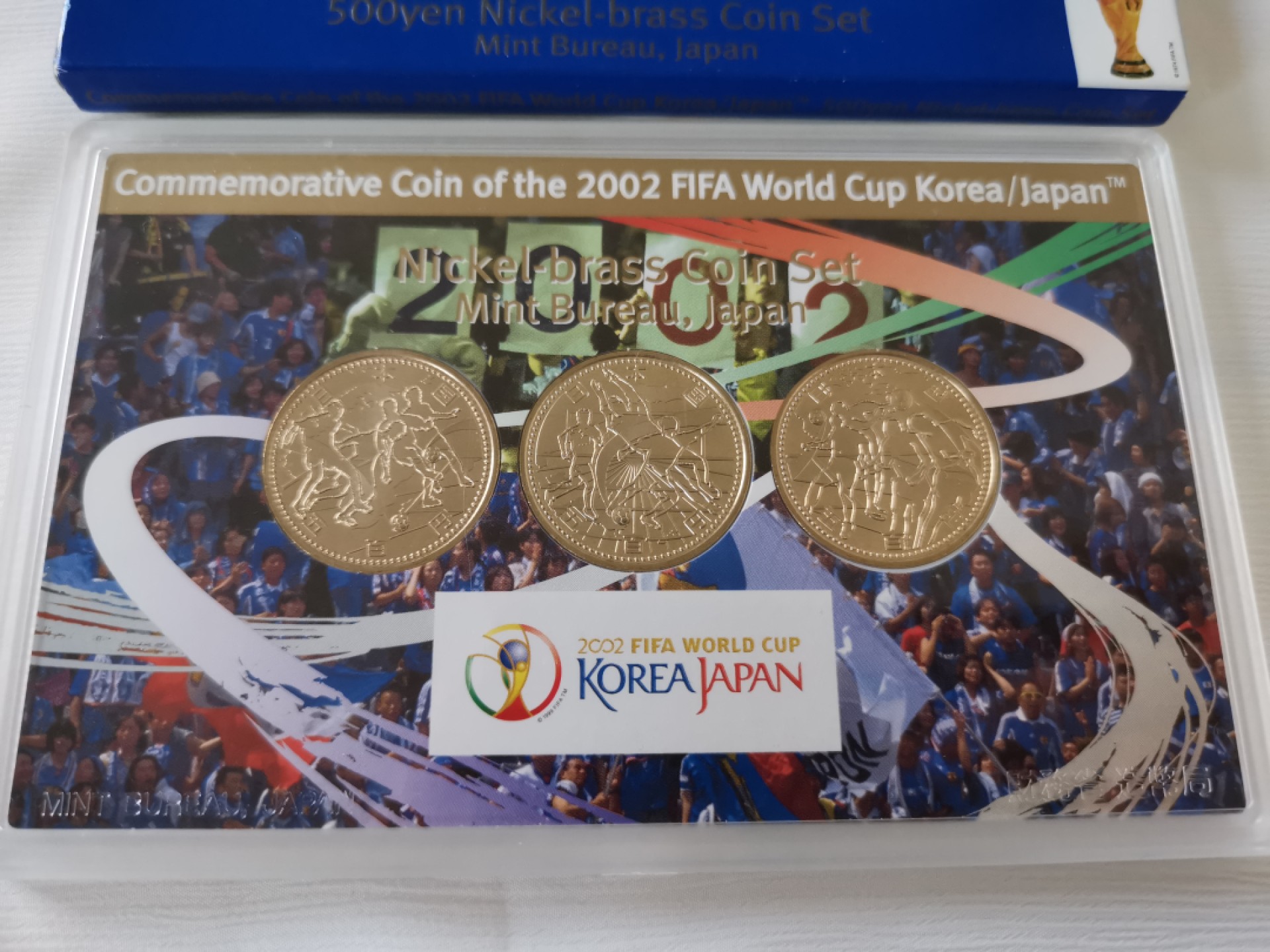 捡漏零元起+1 小岛日本纪念币专场 第二拍  日本 2002 世界杯 纪念币 日本套币