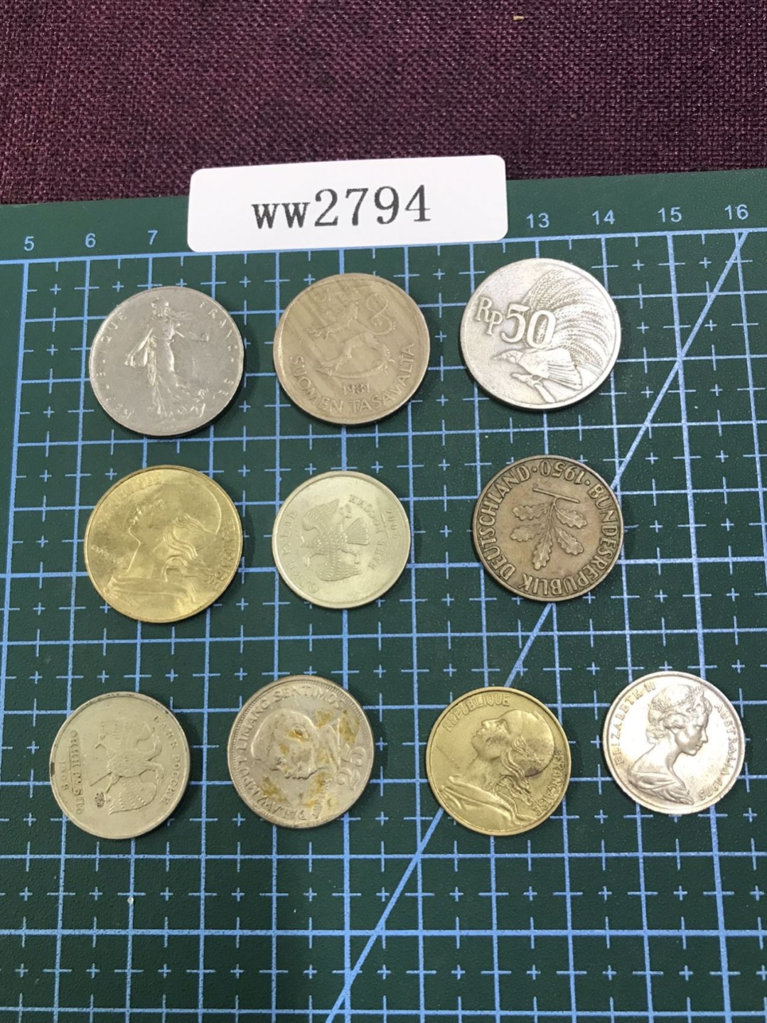 硬币4 外国硬币十枚