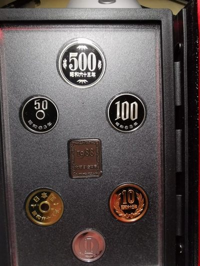 捡漏零元起+1 小岛日本纪念币专场 第二拍  日本大藏省造币局1988 proof精制套币