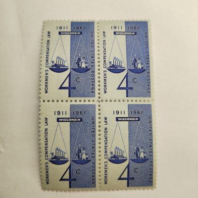 王之爱好～中外邮票 - 1961年，美国邮票