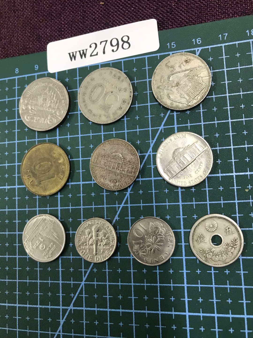 硬币4 外国硬币十枚