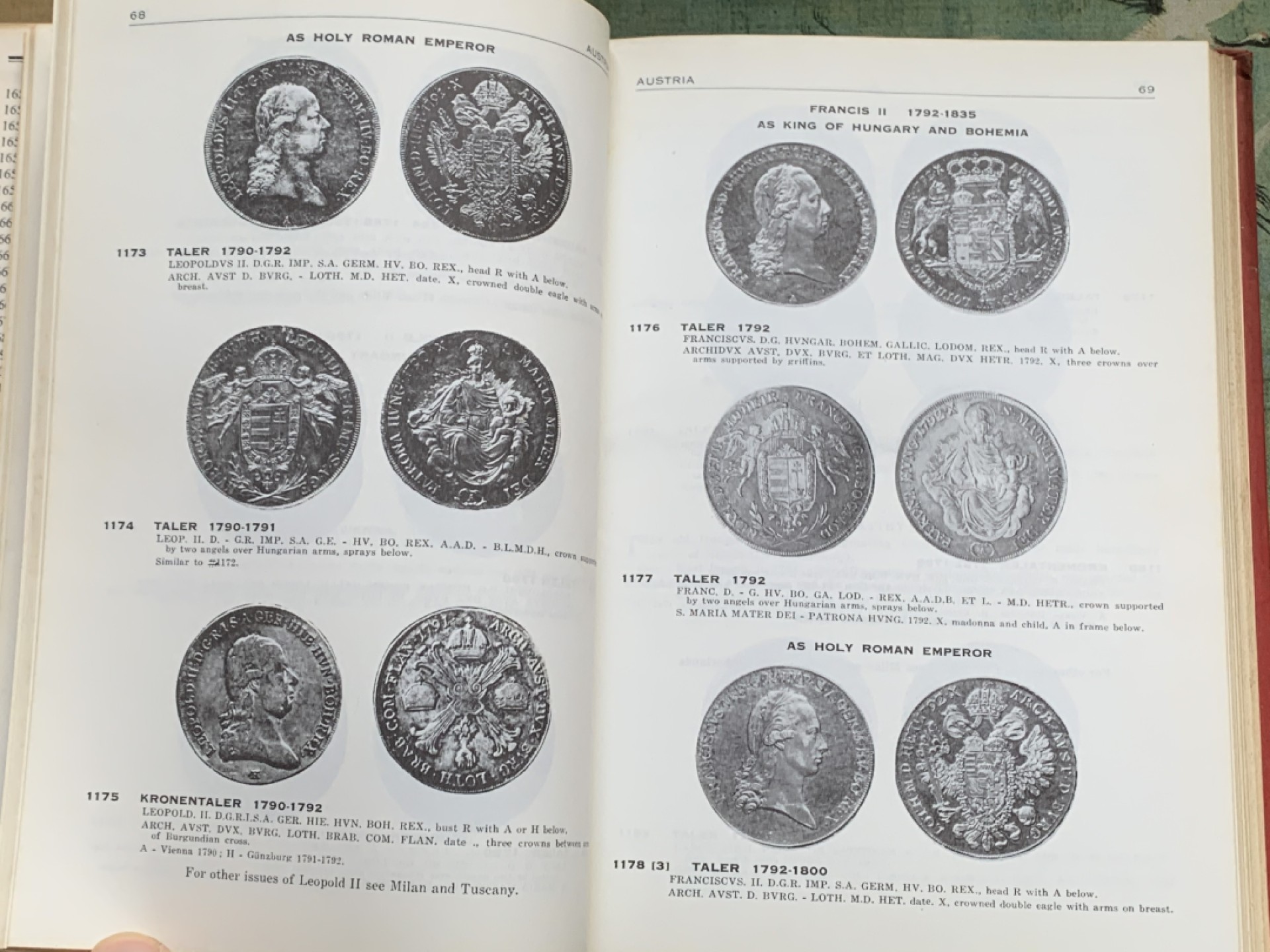 《竞宝斋》第128场-周日，周一 ，2场连拍（全场包邮） 达文波特 1700-1800 欧洲克朗目录 333页