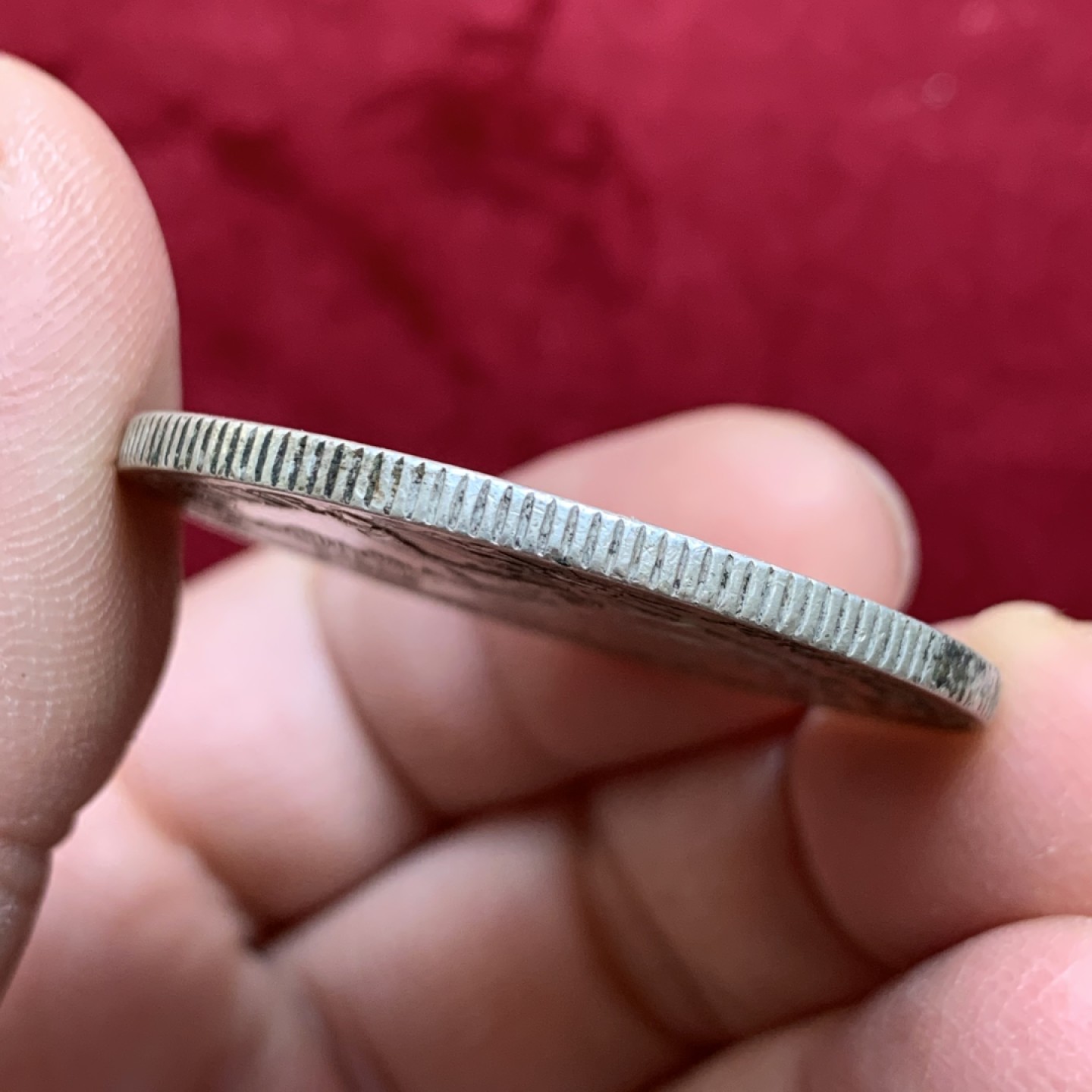 《竞宝斋》第128场-周日，周一 ，2场连拍（全场包邮） 法属印支 1893年 加重版 坐洋 银币 坐洋五珍 难得 细节见图