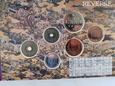 捡漏零元起+1 小岛日本纪念币专场 第二拍  日本世界文化遗产系列纪念币 古都京都 日本套币