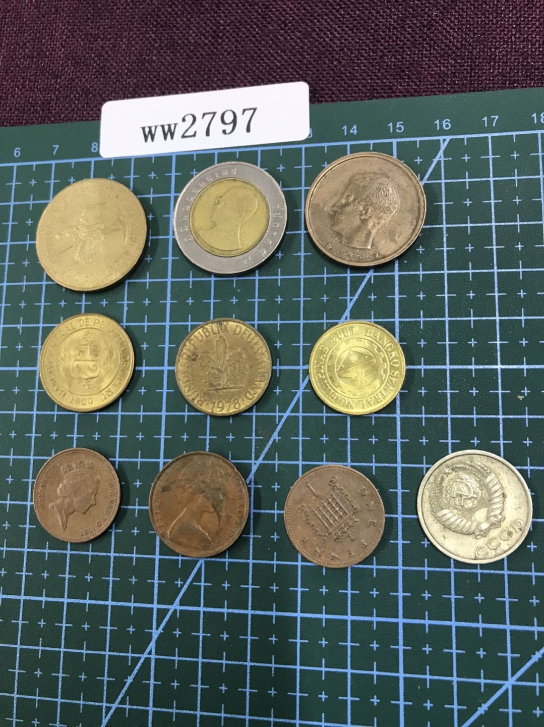 硬币4 外国硬币十枚
